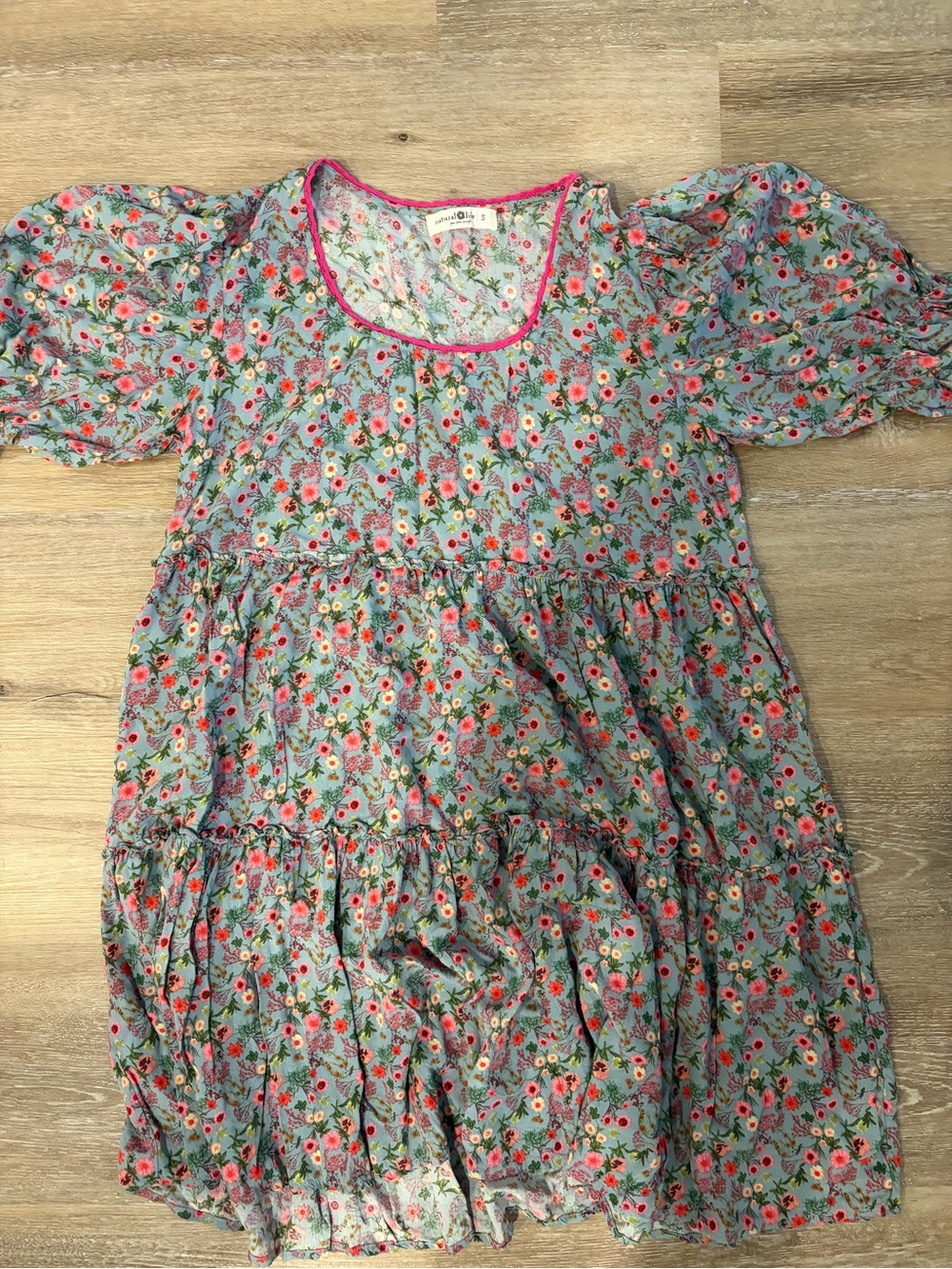 Natural Life Mini Floral Dress